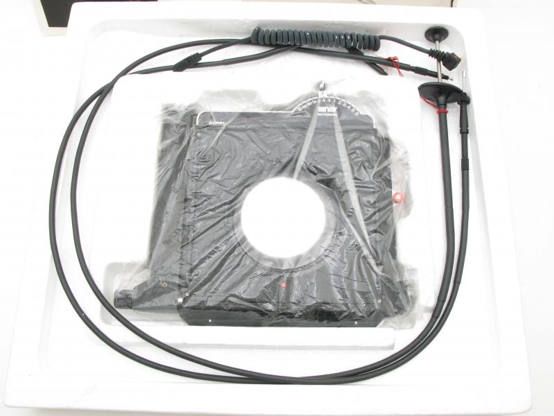 SINAR SHUTTER　ジナーシャッター　レリーズ付き Sinar シャッター(機械的シャッター) シャッターの径75mmφ 60分